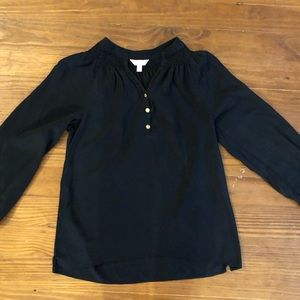 Lilly Pulitzer Black Elsa Top